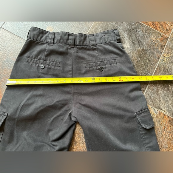 Women’s Garage black cargo trouser skater grunge goth uniform pants. Size 1 - Picture 14 of 16